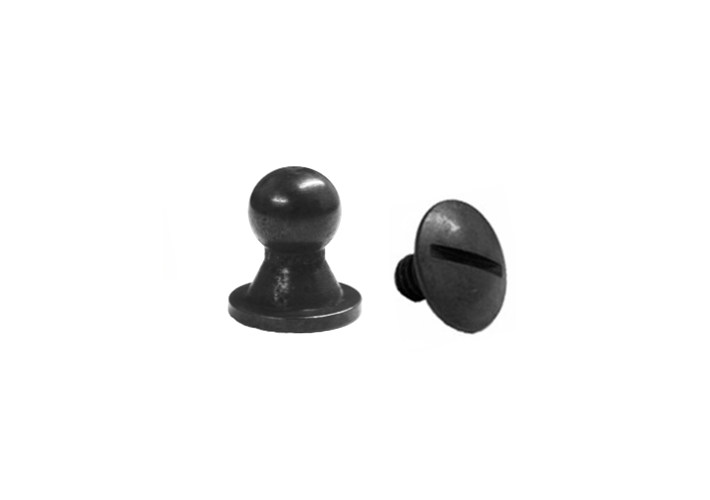 Sam Browne Button Head Stud & Screw Black Oxide