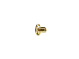 1/4" 6.3MM Chicago Post Hole Through Slotted Solid Brass