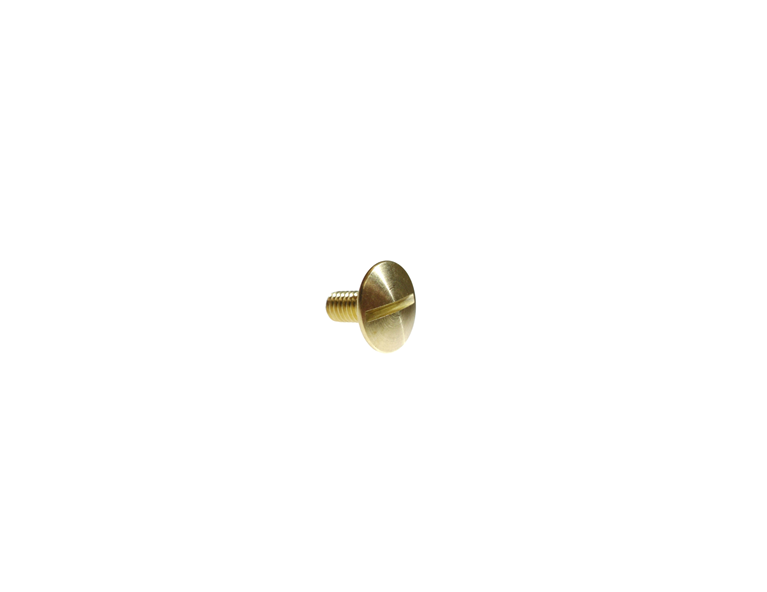 7/16" 11.1MM Extra Small Button Chicago Screw Solid Brass (Longer)