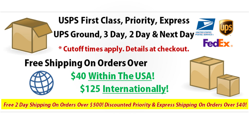 Free shipping fast delivery ups usps fedex international domestic