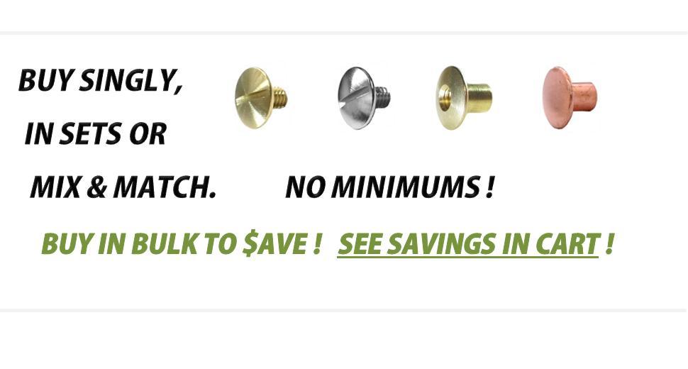 screws nuts fasteners button studs tandy weaver